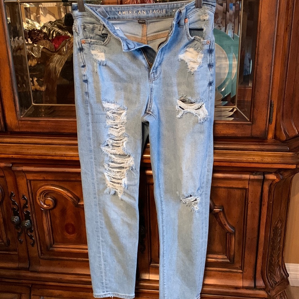 America eagle jeans-mom jean short